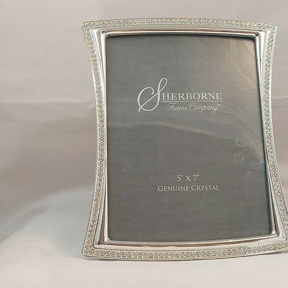 Stunning Sherborne 5" x 7" Genuine Crystal Rhinestones Photo Frame New - Picture 2 of 10